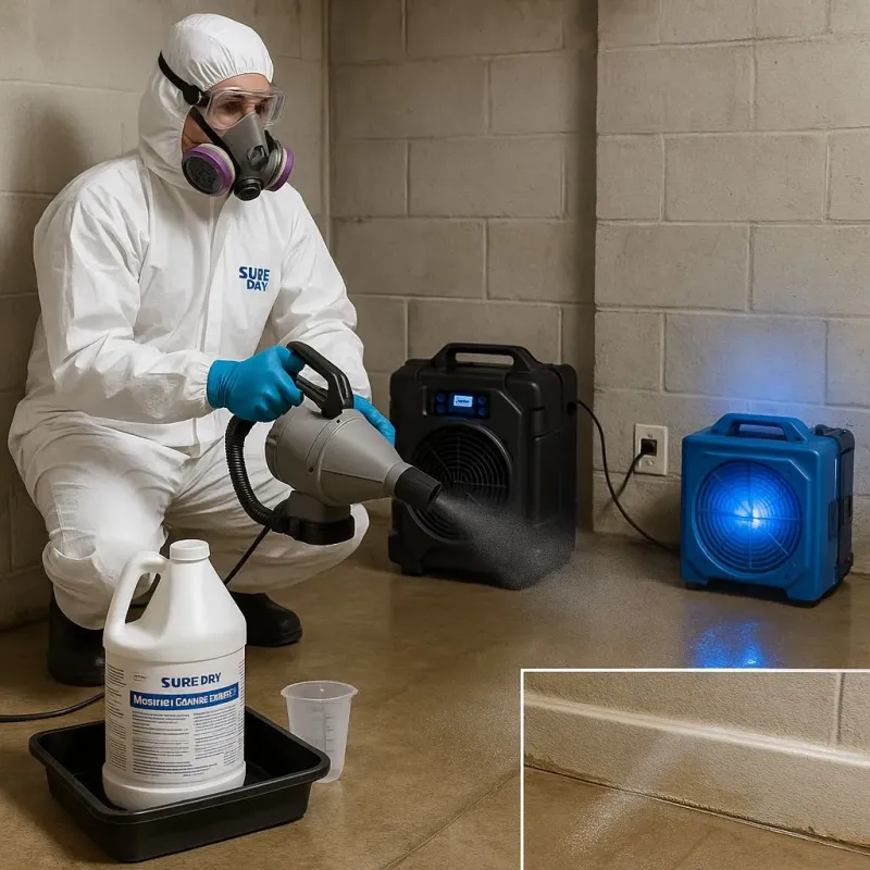 Sanitization and Odor Removal process in Plymouth, MA
